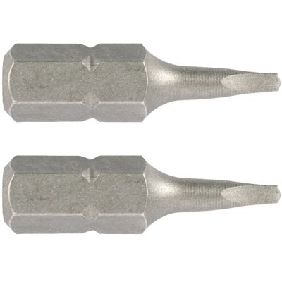 Square Recess Insert Bit No.0x25mm 2/card